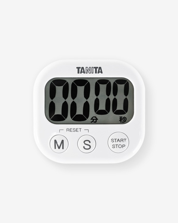 타니타 디지털 키친 타이머/화이트(화이트버튼) (TD-384)  / H4514